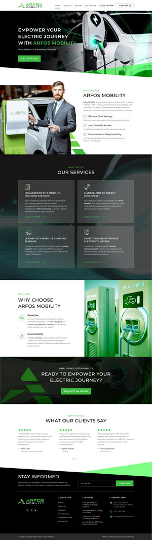 Web Design by *mary for Arfos Group | Design: #31321628