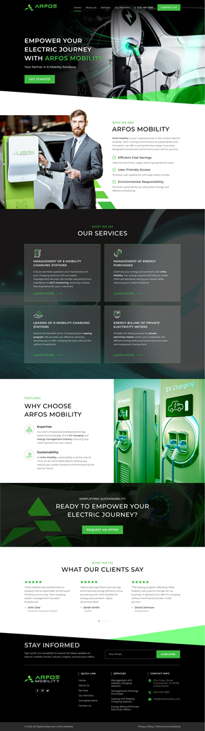 Web Design by *mary for Arfos Group | Design: #31321629