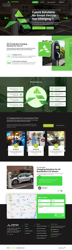 Web Design by sai.designer87 for Arfos Group | Design: #31339266