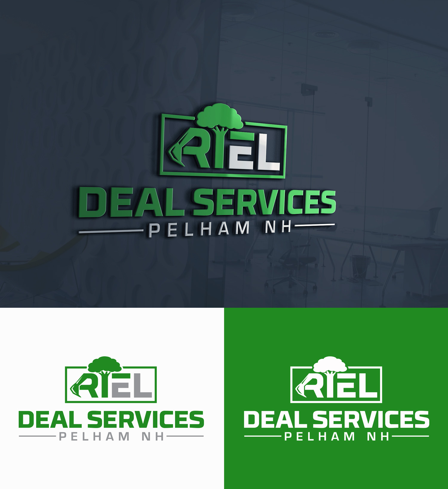 Diseño de Logo por M Art & Design para Riel - Deal    Services  | Diseño #31314230