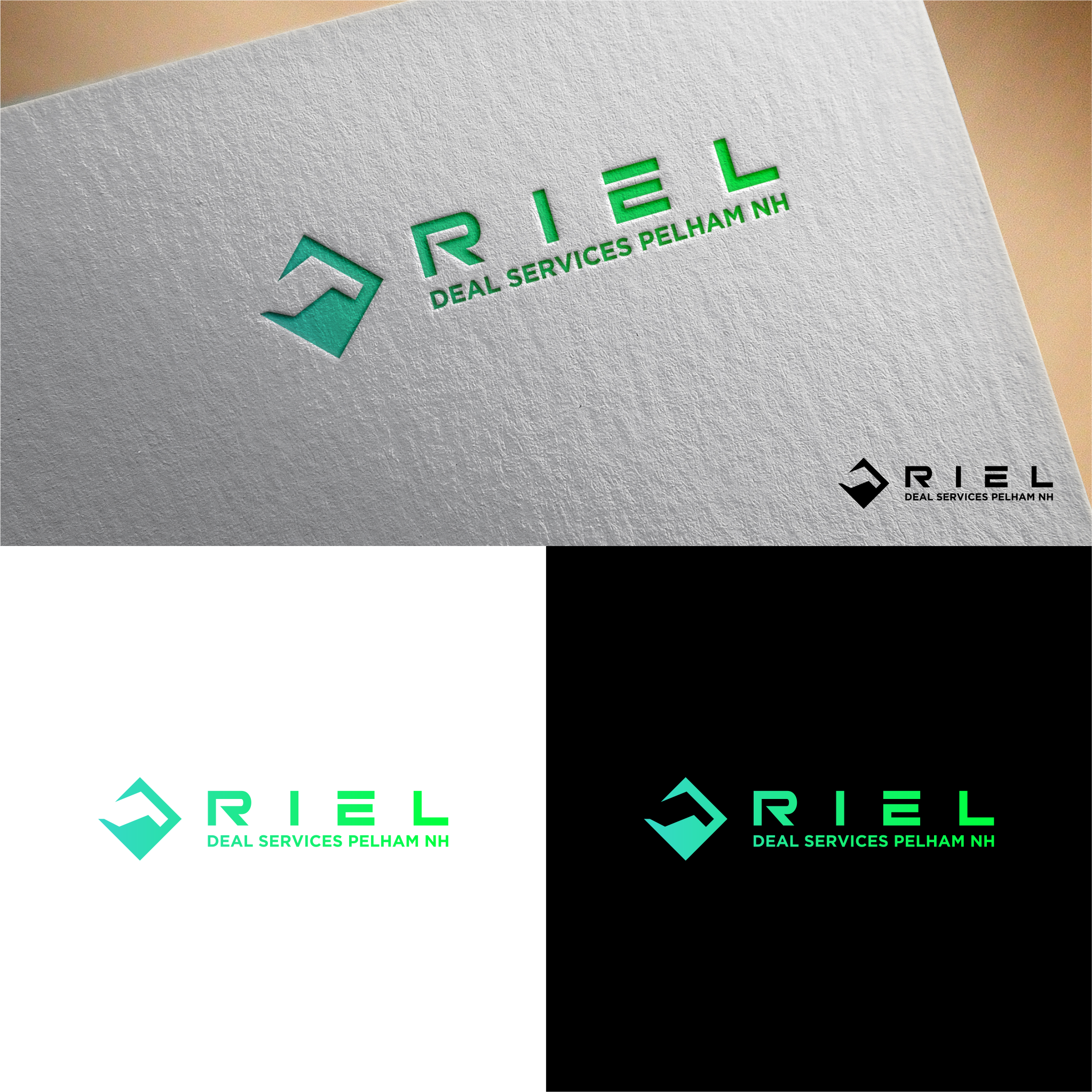 Diseño de Logo por zeeone para Riel - Deal    Services  | Diseño #31320173