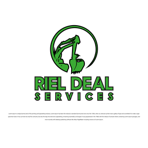 Logo Design by Tonmoyy for Riel - Deal    Services  | Design: #31340026