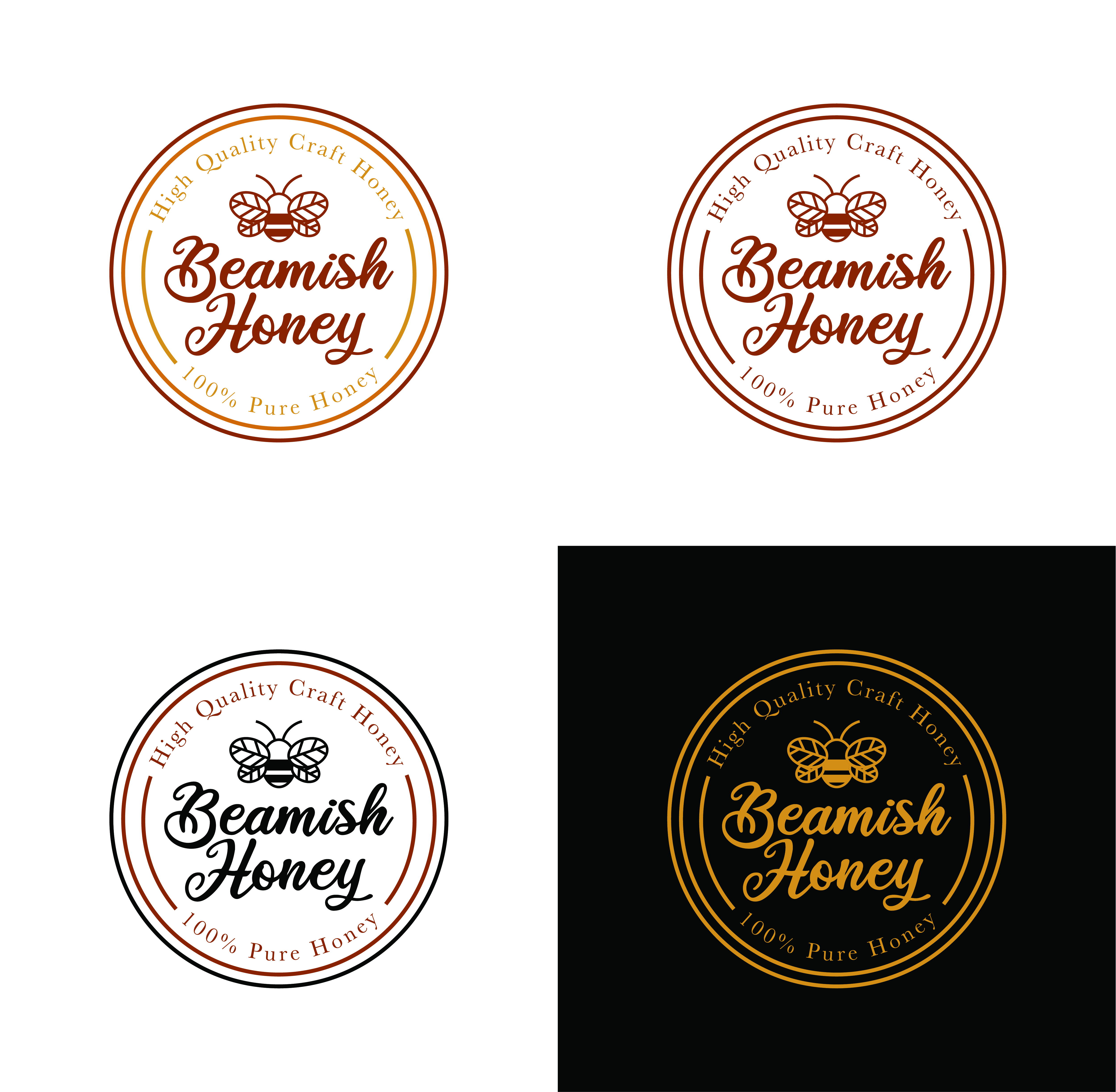 Logo Design by keureating for beamishhoney | Design #31331908