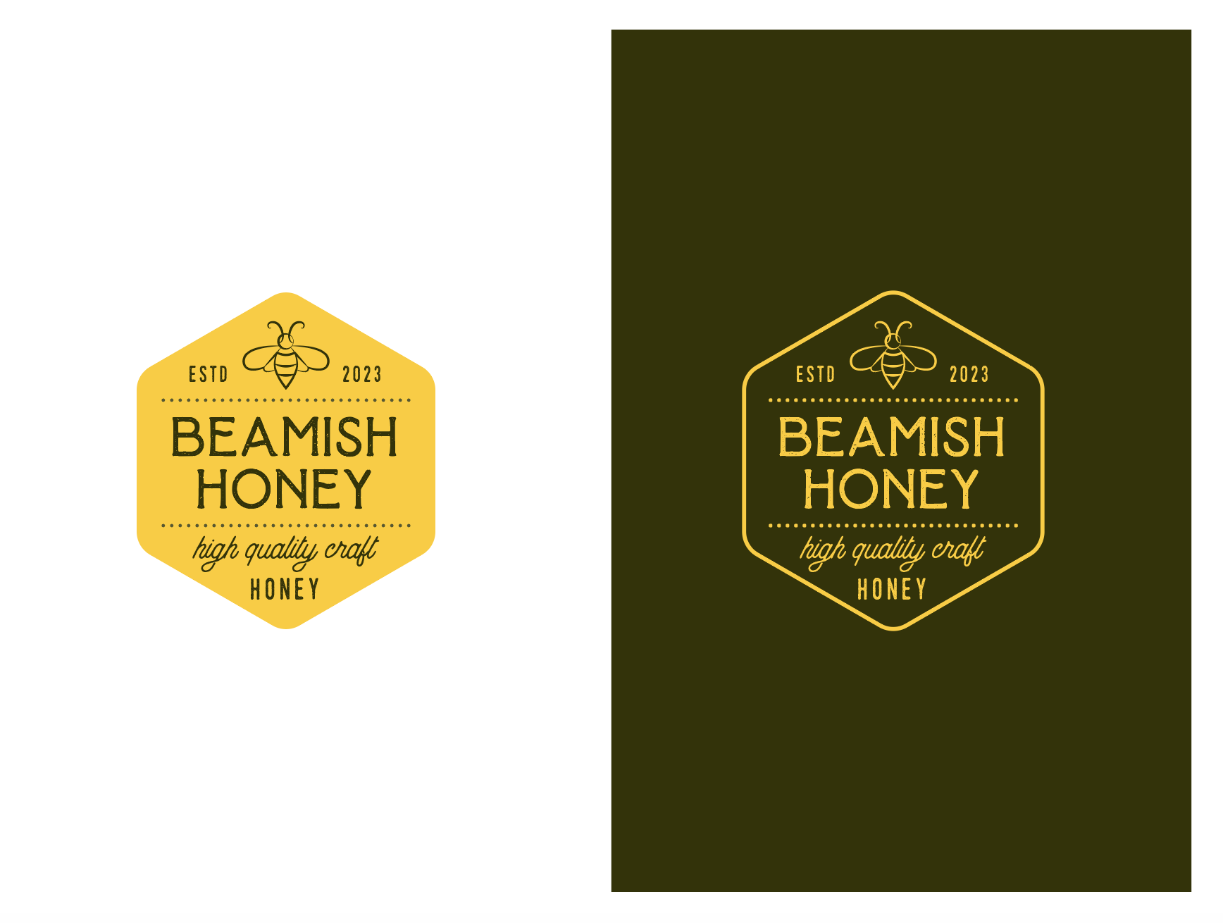 Logo Design by wonderland for beamishhoney | Design #31313563