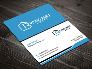 Business Card Design by sadikul islam for BAILEY BUILT HOMES | Design: #31313044
