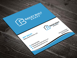 Business Card Design by sadikul islam for BAILEY BUILT HOMES | Design: #31313062