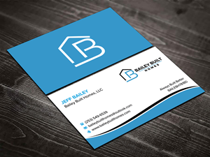 Business Card Design by sadikul islam for BAILEY BUILT HOMES | Design: #31313063