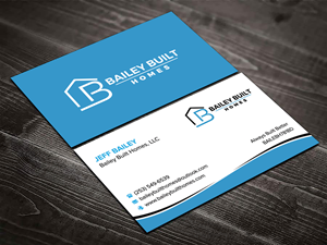 Business Card Design by sadikul islam for BAILEY BUILT HOMES | Design: #31315146