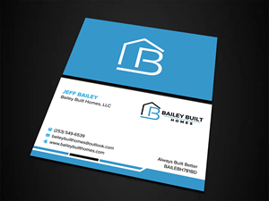 Business Card Design by sadikul islam for BAILEY BUILT HOMES | Design: #31315164