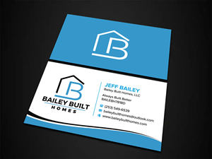 Business Card Design by sadikul islam for BAILEY BUILT HOMES | Design: #31315304