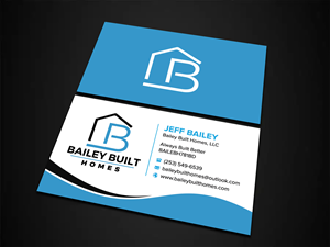 Business Card Design by sadikul islam for BAILEY BUILT HOMES | Design: #31315307