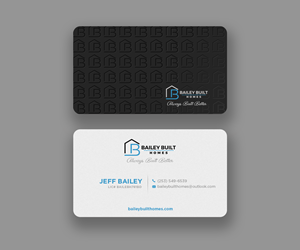 Business Card Design by Andrés Sebastián for BAILEY BUILT HOMES | Design: #31311499