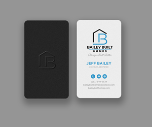 Business Card Design by Andrés Sebastián for BAILEY BUILT HOMES | Design: #31315195
