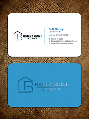 Business Card Design by Graphixpointt for BAILEY BUILT HOMES | Design: #31312405