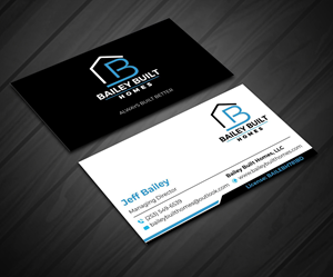 Business Card Design by jasmeen1975 for BAILEY BUILT HOMES | Design: #31316852