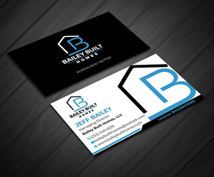 Business Card Design by jasmeen1975 for BAILEY BUILT HOMES | Design #31316933