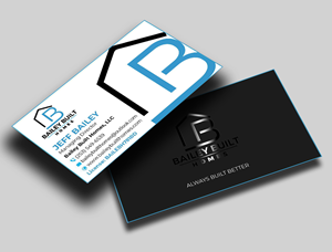 Business Card Design by jasmeen1975 for BAILEY BUILT HOMES | Design: #31317237