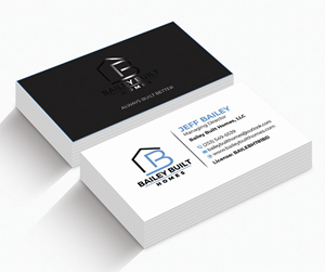Business Card Design by jasmeen1975 for BAILEY BUILT HOMES | Design: #31317399