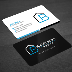 Business Card Design by WellDesign for BAILEY BUILT HOMES | Design: #31312500