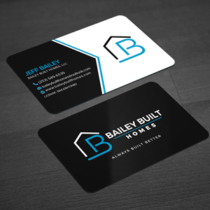 Business Card Design by WellDesign for BAILEY BUILT HOMES | Design: #31312502