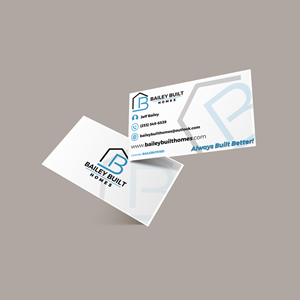 Business Card Design by Coli for BAILEY BUILT HOMES | Design: #31311708