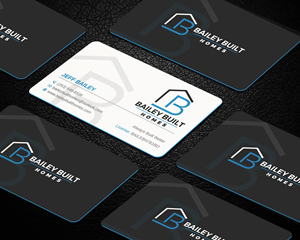 Business Card Design by LAXMI DESIGNHUB for BAILEY BUILT HOMES | Design: #31313400