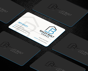 Business Card Design by LAXMI DESIGNHUB for BAILEY BUILT HOMES | Design: #31313401