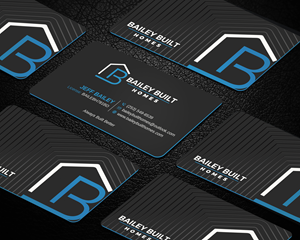 Business Card Design by LAXMI DESIGNHUB for BAILEY BUILT HOMES | Design: #31313405