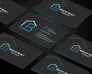 Business Card Design by LAXMI DESIGNHUB for BAILEY BUILT HOMES | Design: #31313407