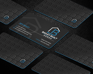 Business Card Design by LAXMI DESIGNHUB for BAILEY BUILT HOMES | Design: #31313409