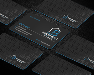 Business Card Design by LAXMI DESIGNHUB for BAILEY BUILT HOMES | Design: #31313410