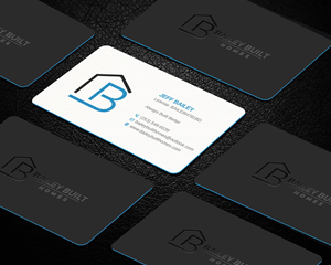 Business Card Design by LAXMI DESIGNHUB for BAILEY BUILT HOMES | Design: #31313413