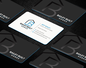 Business Card Design by LAXMI DESIGNHUB for BAILEY BUILT HOMES | Design: #31313417