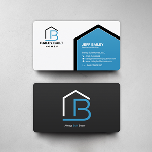 Visitenkarten-Design von chandrayaan.creative für BAILEY BUILT HOMES | Design: #31314618