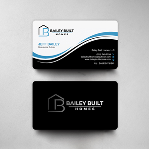 Visitenkarten-Design von chandrayaan.creative für BAILEY BUILT HOMES | Design: #31314785