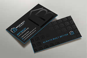Business Card Design by Uttom 2 for BAILEY BUILT HOMES | Design: #31318245