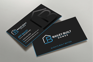 Business Card Design by Uttom 2 for BAILEY BUILT HOMES | Design: #31318246