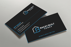Business Card Design by Uttom 2 for BAILEY BUILT HOMES | Design: #31318249