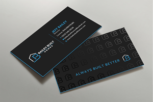 Business Card Design by Uttom 2 for BAILEY BUILT HOMES | Design: #31318255