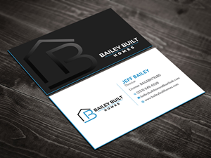 Business Card Design by Uttom 2 for BAILEY BUILT HOMES | Design: #31318363