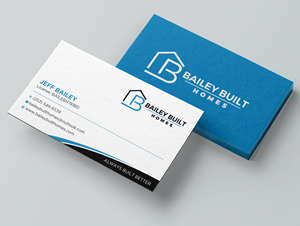 Business Card Design by Uttom 2 for BAILEY BUILT HOMES | Design: #31318754
