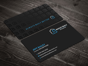 Business Card Design by Uttom 2 for BAILEY BUILT HOMES | Design: #31318756