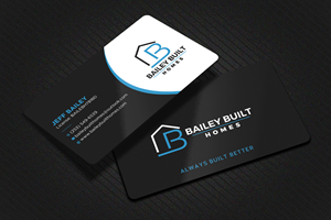 Business Card Design by Uttom 2 for BAILEY BUILT HOMES | Design: #31318762