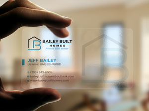 Business Card Design by Uttom 2 for BAILEY BUILT HOMES | Design: #31318785