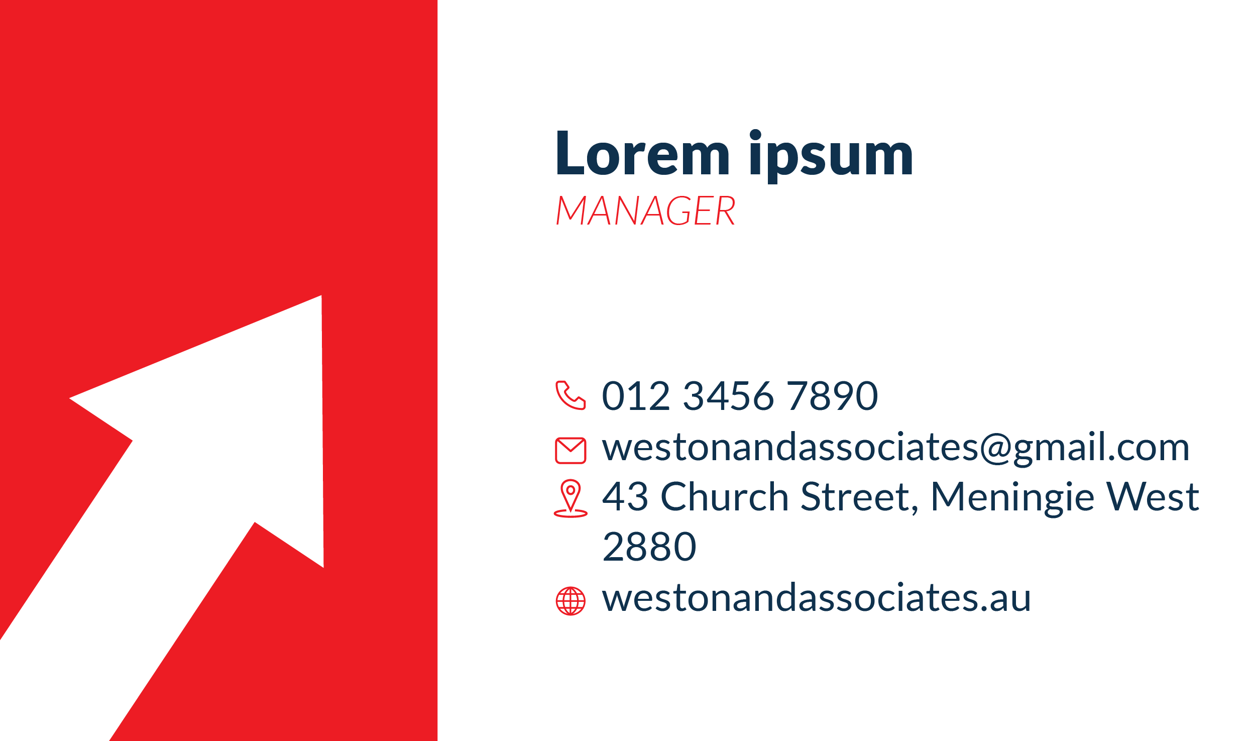 Design de Carte de Visite par ARTIZIT pour Weston and Associates Property Valuers | Design #31340139