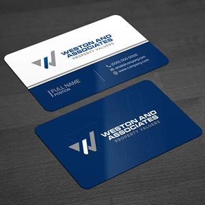 Business Card Design by WellDesign for Weston and Associates Property Valuers | Design: #31326760