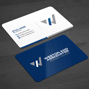 Business Card Design by WellDesign for Weston and Associates Property Valuers | Design: #31326761