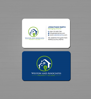 Business Card Design by Creations Box 2015 for Weston and Associates Property Valuers | Design: #31354847