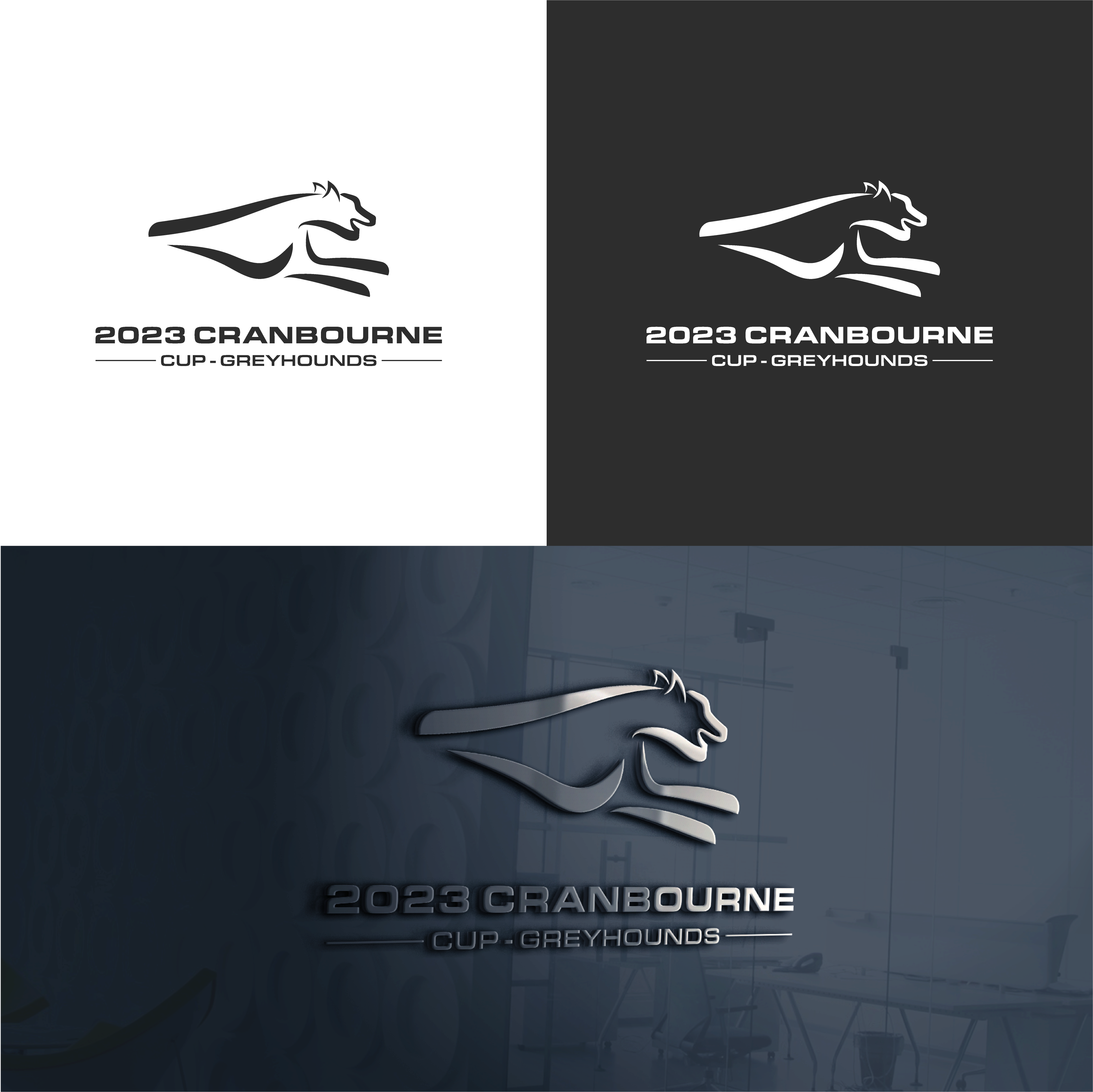 Logo Design by The Lion Studios for Cranbourne Greyhound Racing Club | Design #31325514