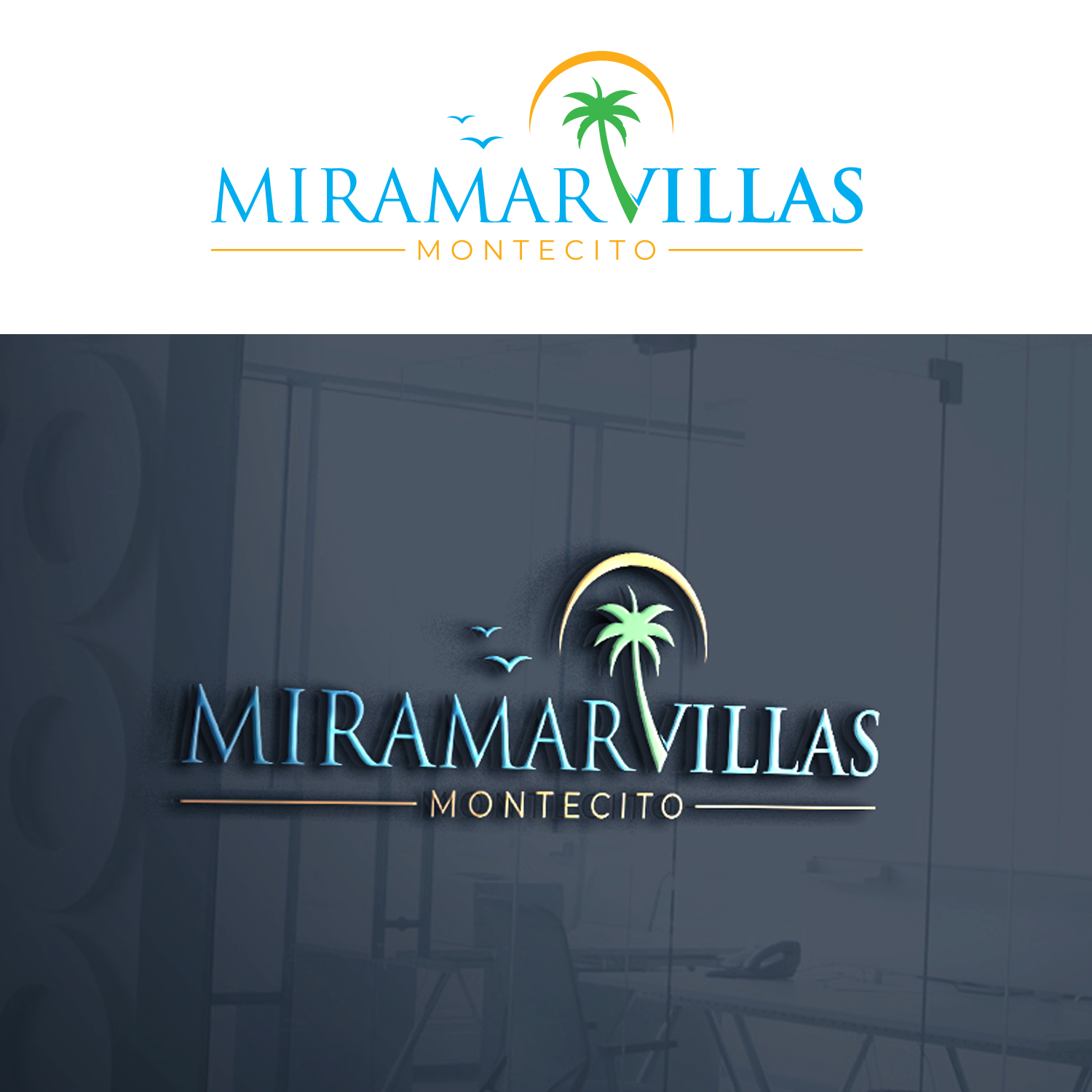 Logo Design by EnaGraph for Miramar Villas | Design #31319612